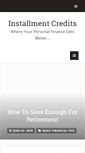 Mobile Screenshot of installmentcredits.com
